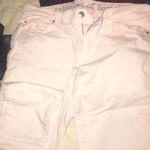 Nordstrom light pink skinny jean